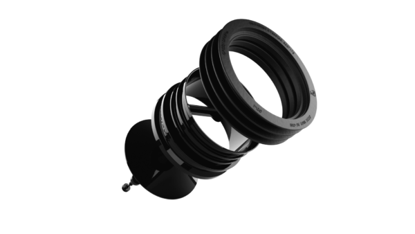 Geurafsluiter 97-105 mm zwart